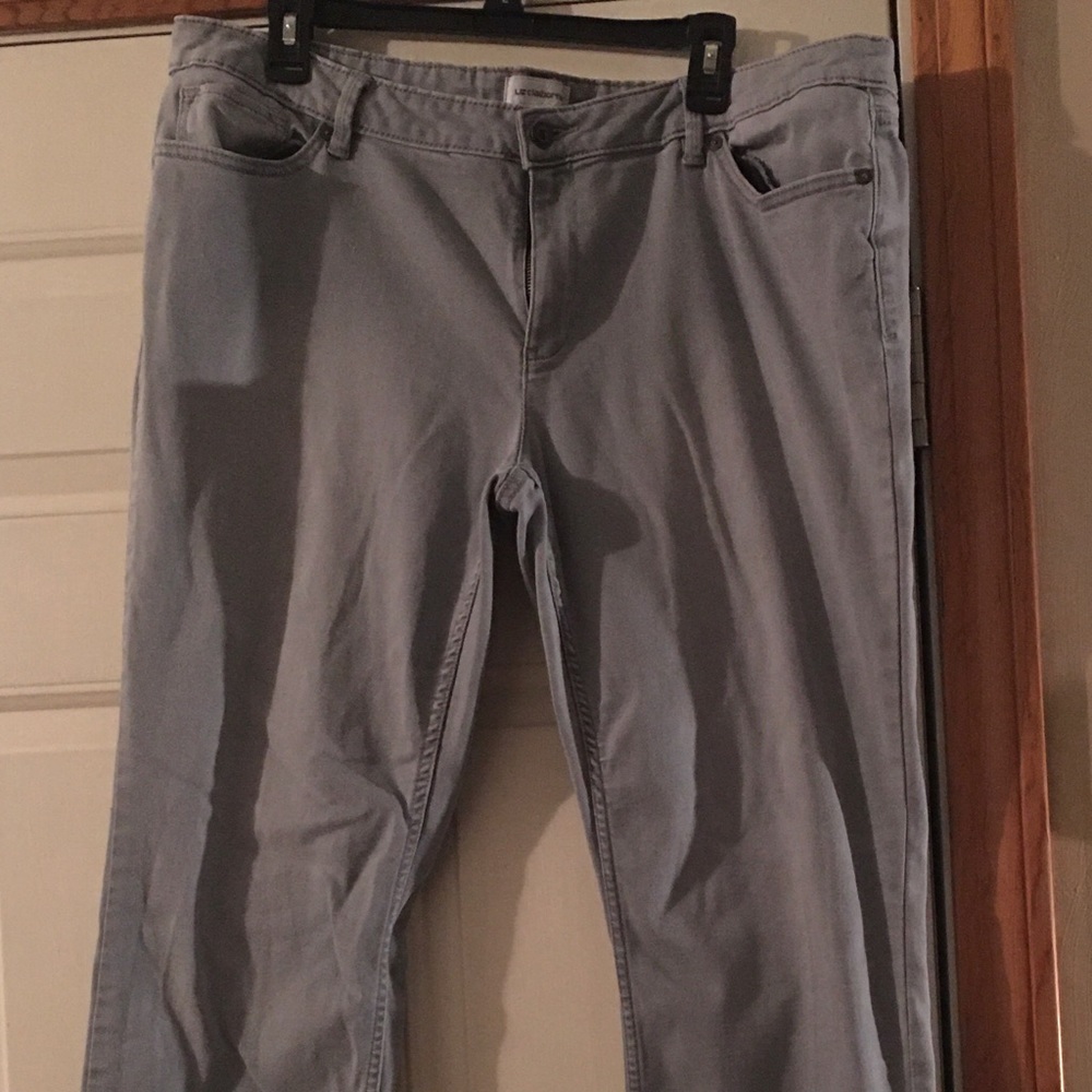 Liz Claiborne city gray jeans